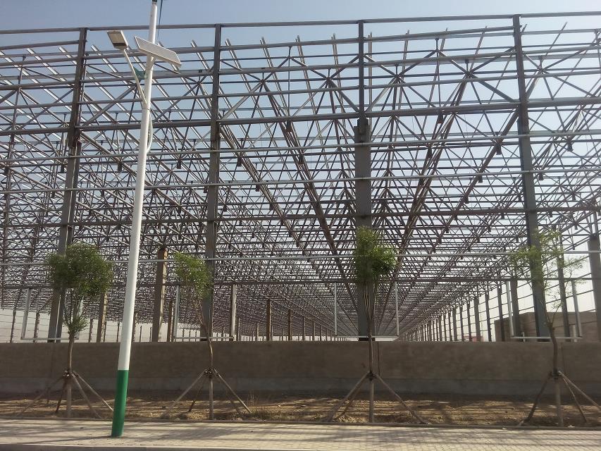 潜江汽车工业厂房网架